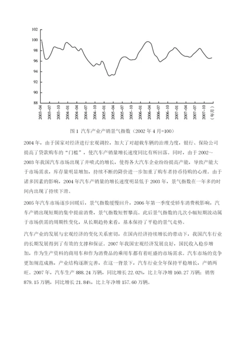 我国汽车市场景气分析.docx