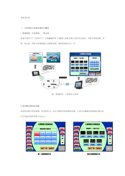 大屏幕显示解决专业方案.docx