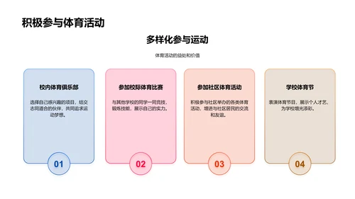 运动技巧教学报告PPT模板