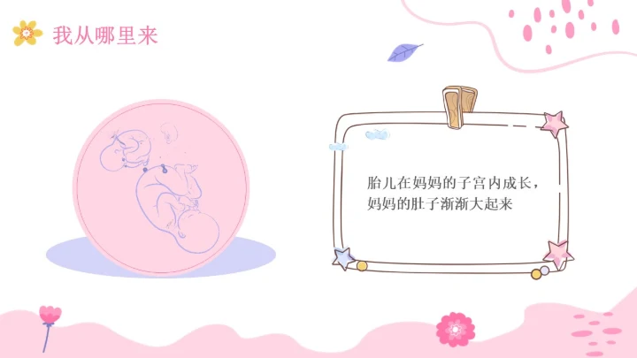 小学生性教育插画主题班会PPT课件