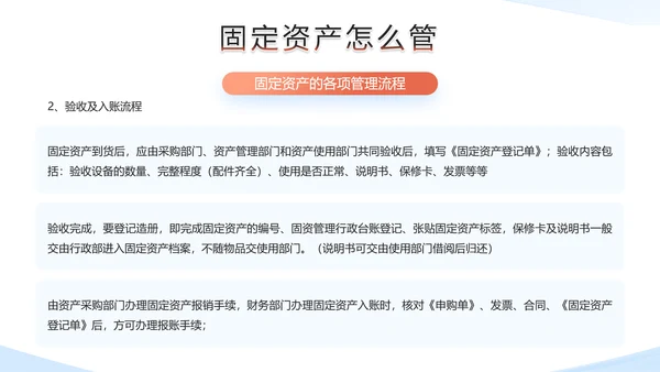 财务部企业固定资产管理培训PPT模板