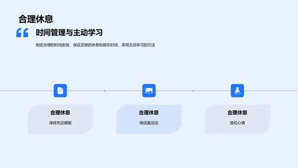 规划高三前的高二PPT模板