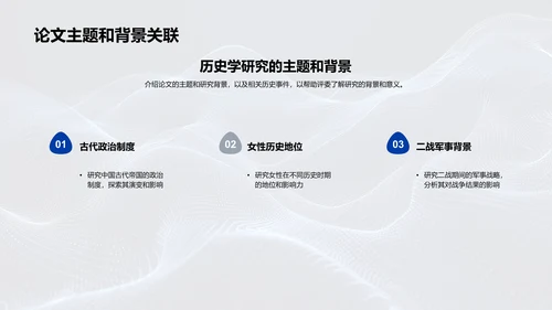 历史学答辩指南PPT模板