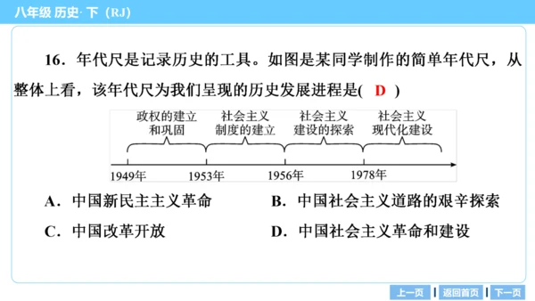 第三部分 中国现代史模块综述及考点网络 复习课件
