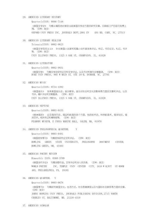 ahci收录期刊目录.docx