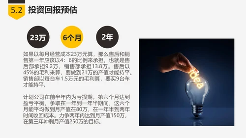 商业创业融资项目计划书PPT