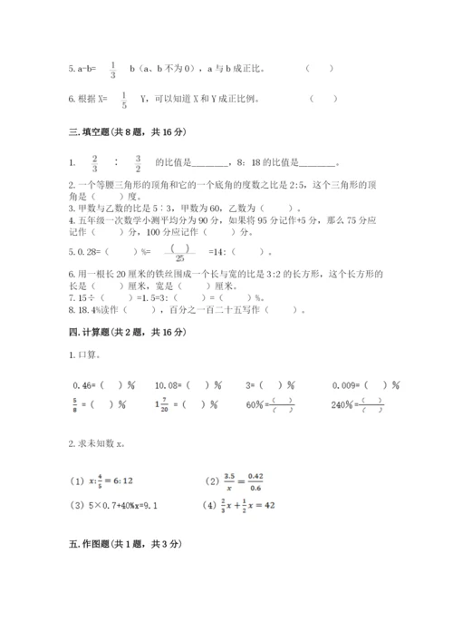 人教版六年级下册数学期末测试卷含答案【综合题】.docx