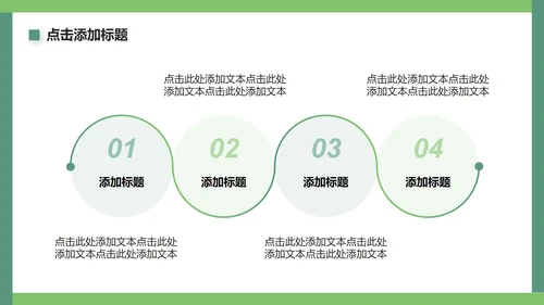 绿色简约风新疆旅游路线PPT模板