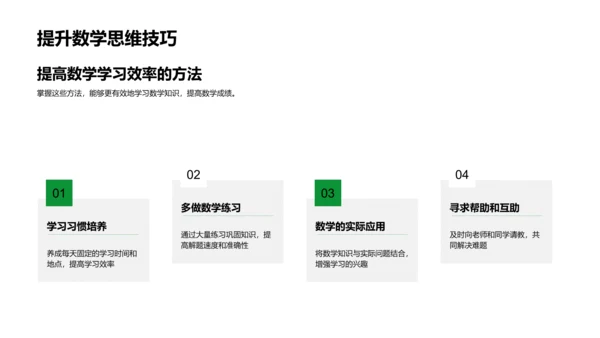 数学在生活中的应用PPT模板