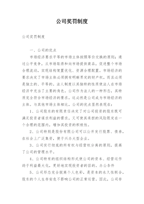 公司奖罚制度.docx