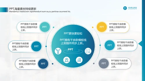 学校课程展示教学公开课通用PPT模板