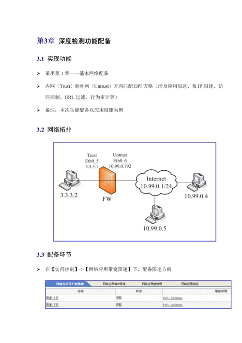 DPtechFW系列防火墙系统操作标准手册.docx