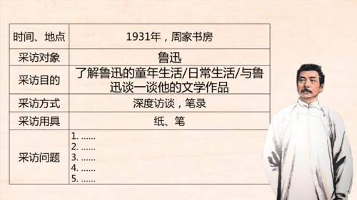 八年级语文上册第一单元任务二 新闻采访 课件
