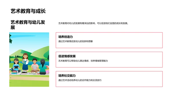 幼儿艺术启蒙课件PPT模板