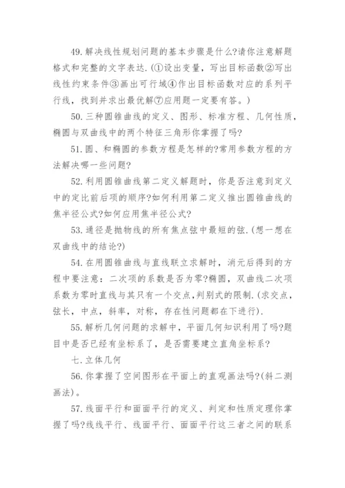 人教版高中数学知识点提纲_人教版高考数学复习提纲.docx