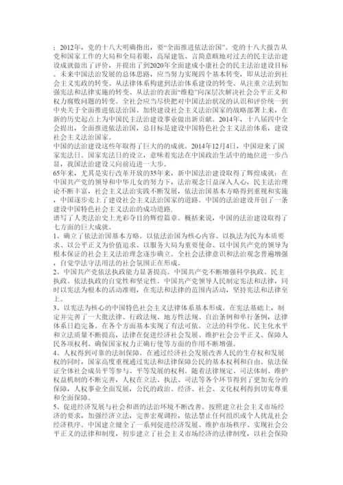 【精编】法治社会论文.docx