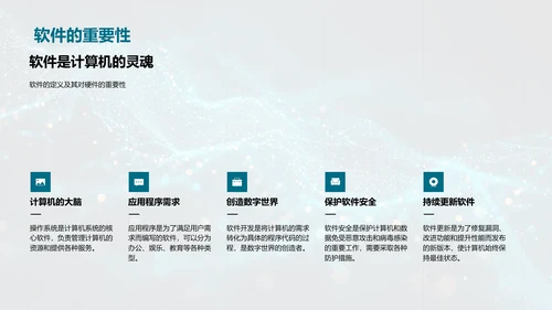 计算机知识教育PPT模板