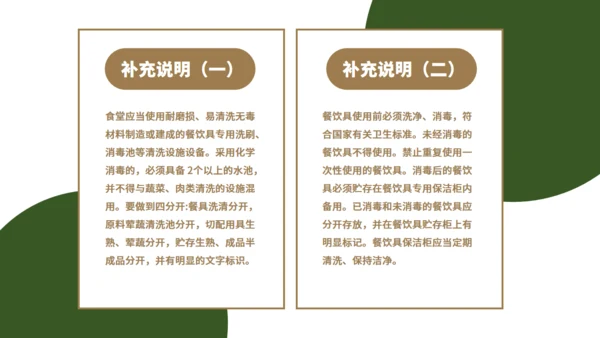 学校食堂食品安全卫生通用PPT模板