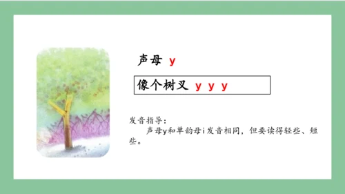 部编版语文一年级上册汉语拼音 2  i u ü y w（课件）