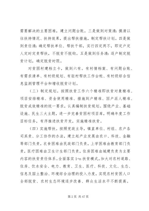 村级精准扶贫帮扶计划范文.docx