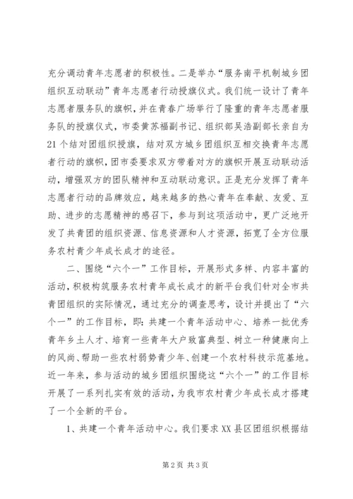 团市委青农工作汇报材料 (7).docx