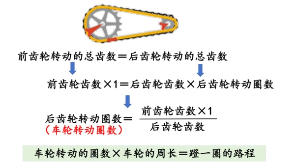 2024（大单元教学）人教版数学六年级下册★自行车里的数学课件（共19张PPT)