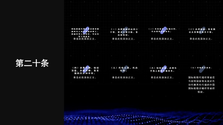 全文学习普法2025年9月28日修订的《中华人民共和国国际海运条例》PPT课件