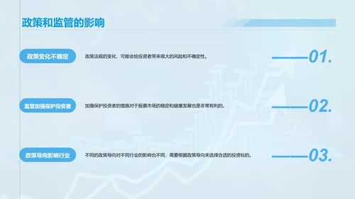 蓝色渐变商务股票投资金融专业毕业答辩PPT模板