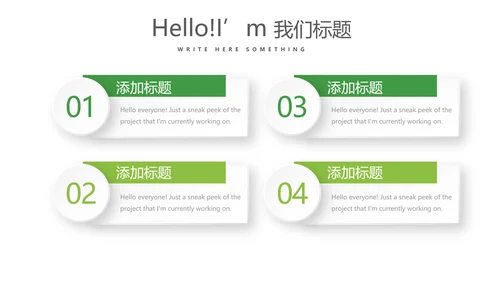 绿色清新医疗学术报告动态PPT