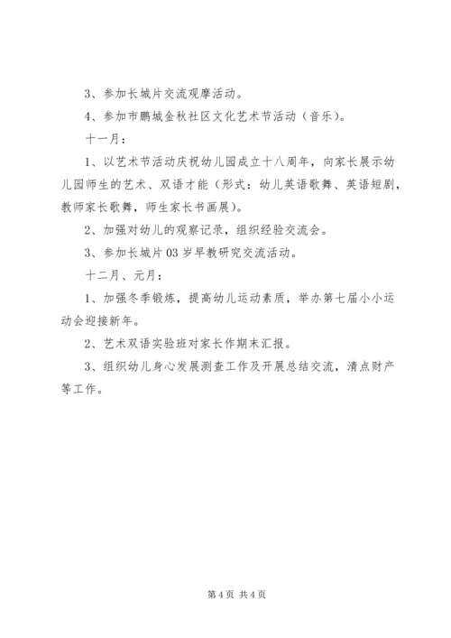 幼儿园班主任开学第一周教学工作计划范文.docx