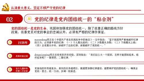 严守党的纪律加强党性修养党风廉政党课PPT