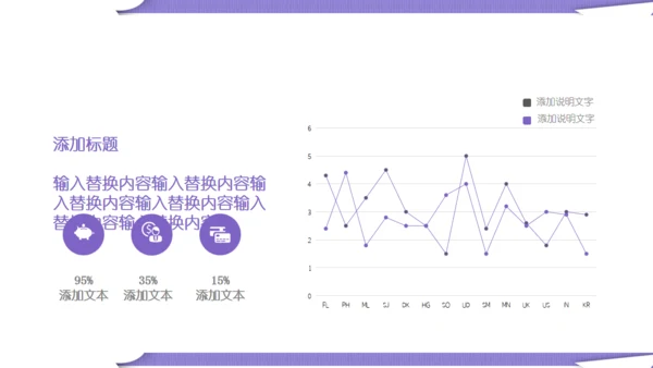 紫色卡通女性白领述职报告通用PPT模板