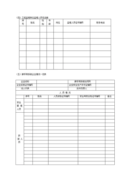 山东省建筑工程安全施工措施备案申请表