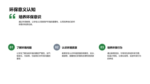 小学环保课程指导