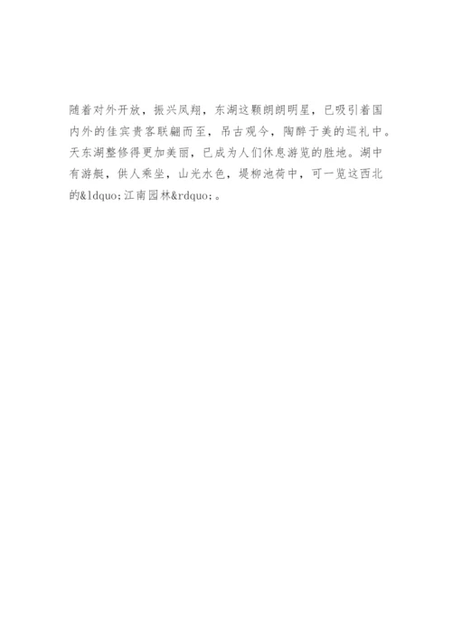 宝鸡凤翔东湖简介 -资料.docx