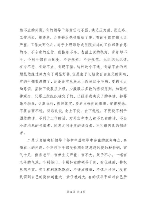 医院讲正气树新风主题教育活动动员大会讲话 (2).docx
