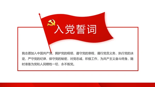 红色党支部年终工作述职报告学习教育动态PPT