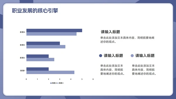 紫色简约几何职业生涯规划行动指南PPT模板