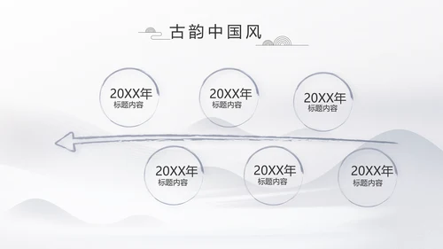 水墨江南徽派建筑工作总结汇报动态PPT