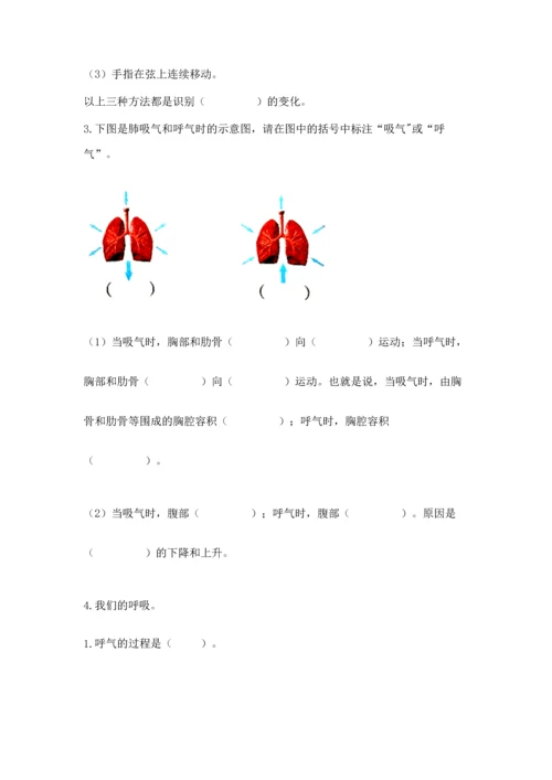 教科版科学四年级上册期末测试卷及答案【夺冠】.docx