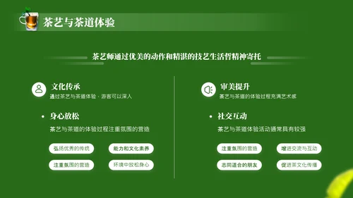 茶文化采茶旅游PPT模板_采茶之旅与文化体验报告PPT模板