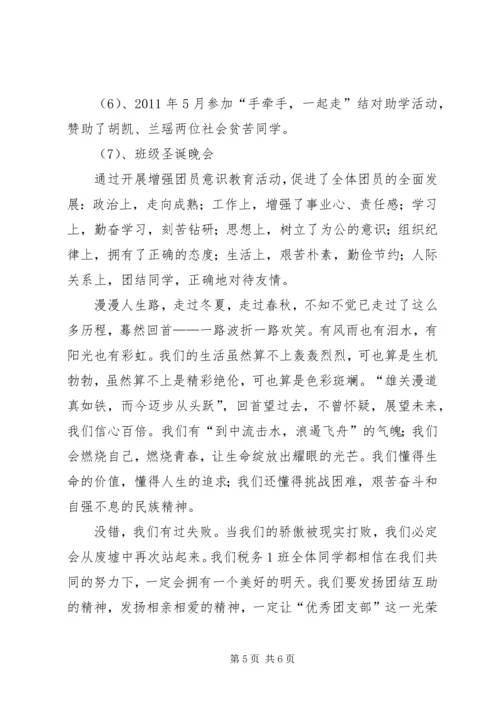 优秀团支部申请书 (13).docx