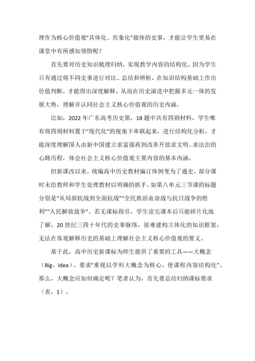 指向社会主义核心价值观培育的结构化教学策略.docx