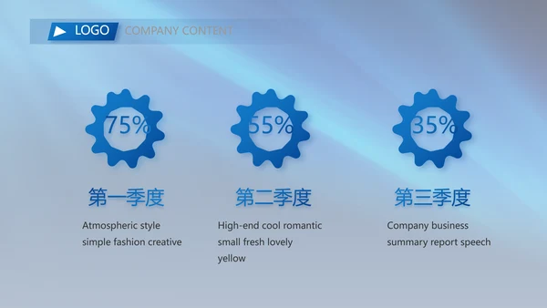 蓝色背景热烈欢迎上级领导莅临指导动态PPT