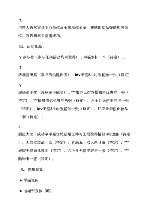 ktv相亲活动专业策划专项方案.docx