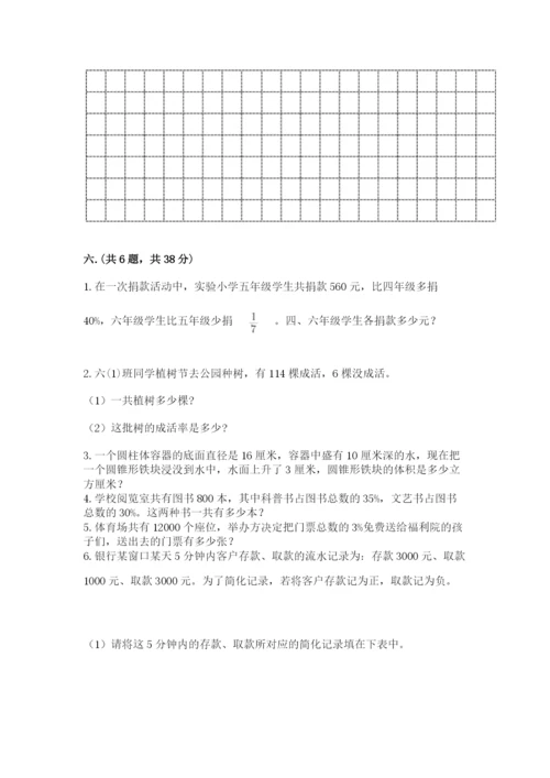 小升初数学综合练习试题（突破训练）.docx