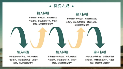 绿色清新实景风中央八项规定学习教育党课PPT模板