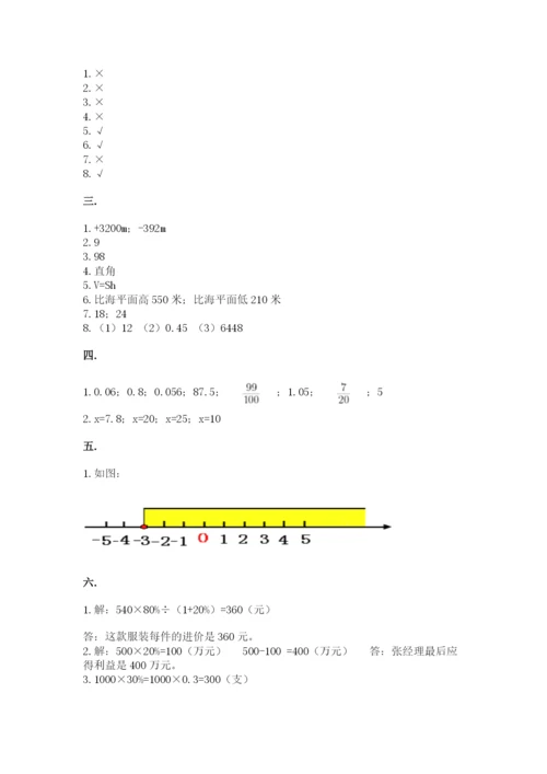 济南市外国语学校小升初数学试卷及参考答案（培优b卷）.docx