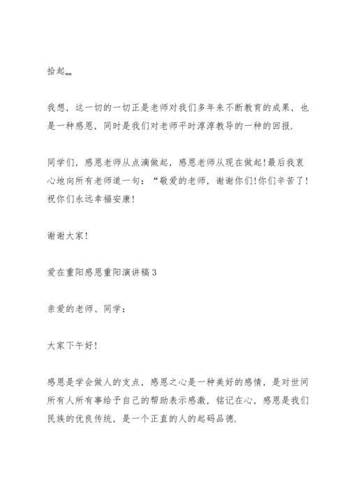爱在重阳感恩重阳演讲稿5篇.docx
