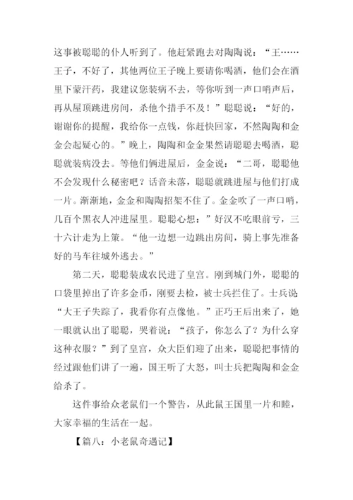 小老鼠奇遇记作文.docx
